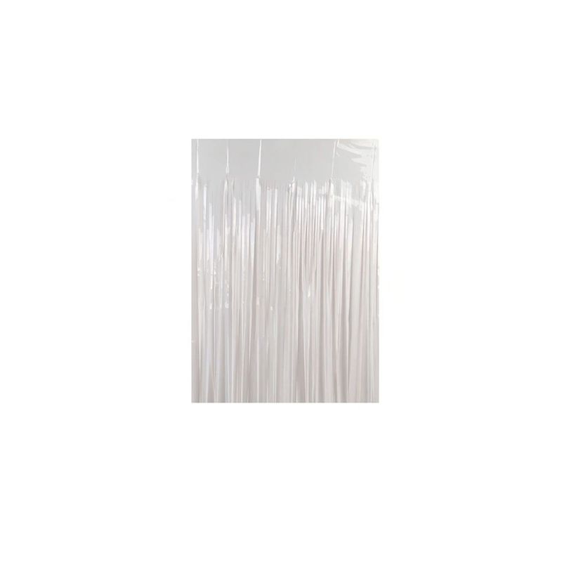 GENERICO - Cortina Metálica Blanco 100x200cm