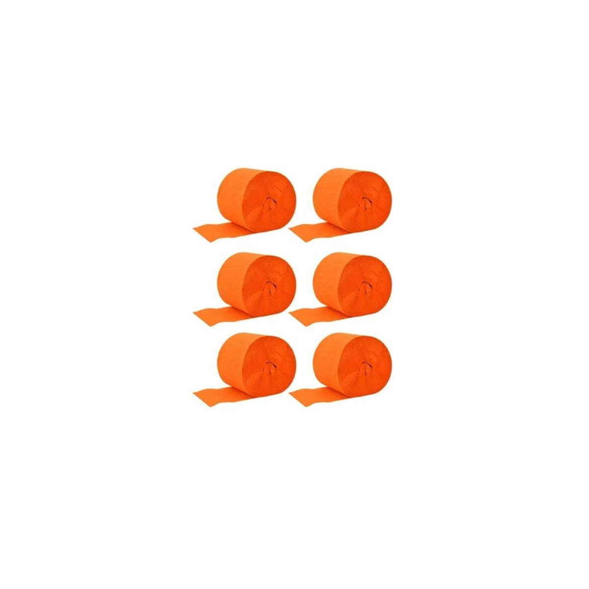 GENERICO - Feston Fino Naranja 6pcs 2cmx10m