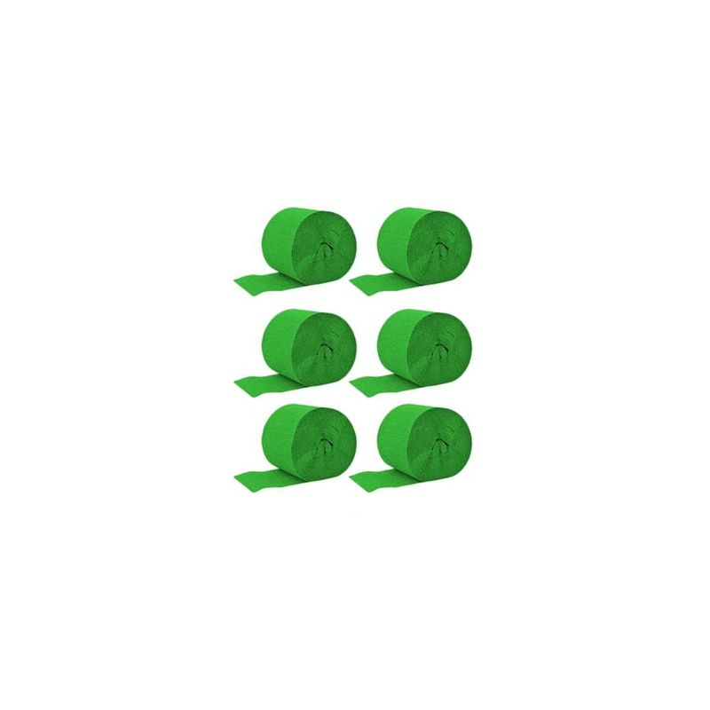 GENERICO - Feston Fino Verde Oscuro 6pcs 2cmx10m