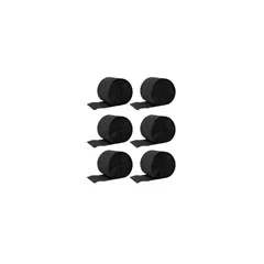 GENERICO - Feston Fino Negro 6pcs 2cmx10m