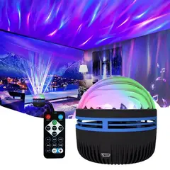 EVERSO - Lámpara Giratoria Proyector Luz Led Estrellas Juguete Niño