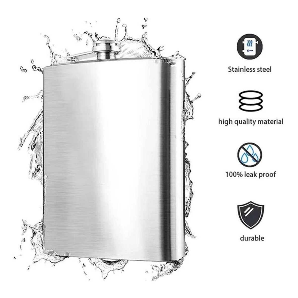 GENERICO - PETACA LICORERA ACERO 200 ML MZ71