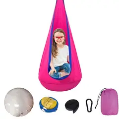 EVERSO - Hamaca Sensorial Interiores Y Exterior Columpio De Terapia - Rosa