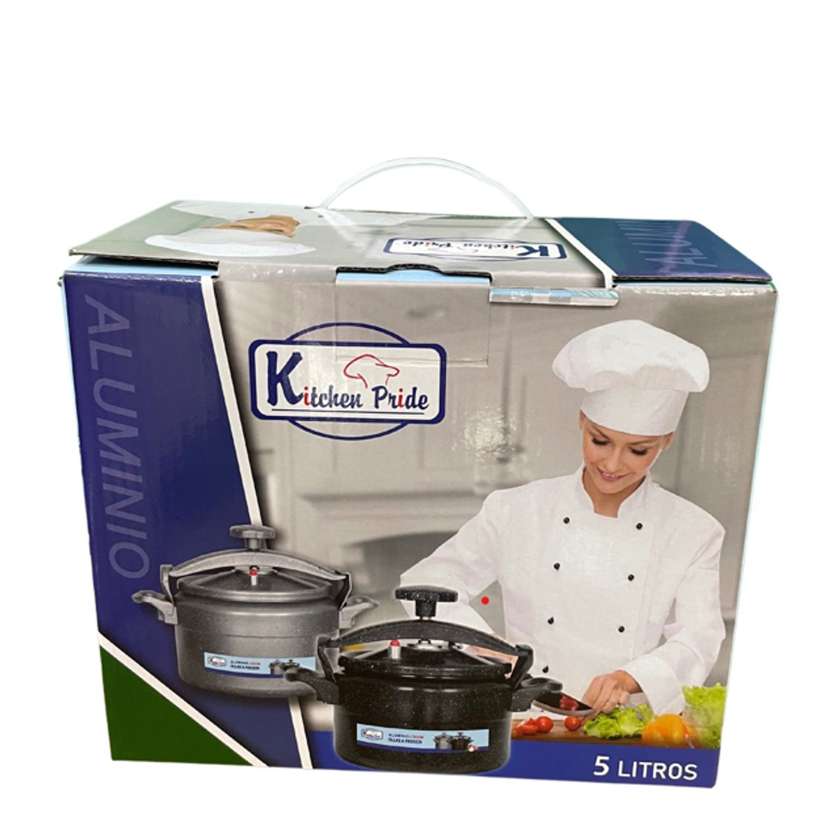 GENERICO - Olla A Presion 9 Litros Color GRIS