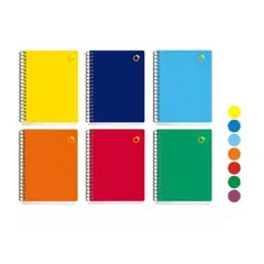 GENERICO - Pack De 8 Cuadernos Universitarios 100 Hojas 7mm Tapa Dura