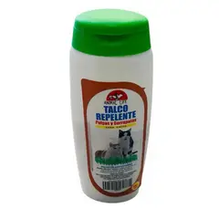 GENERICO - Talco Repelente Para Gatos Pulgas Y Garrapatas Polvo.