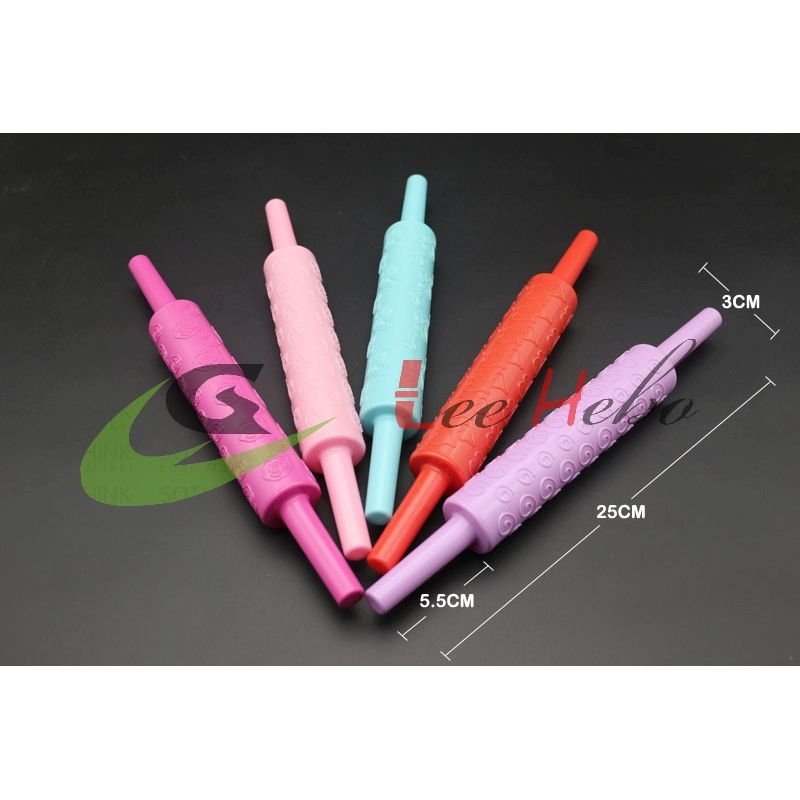 GENERICO - Rodillo Fondant Rodillo Para Fondant Mini Colores Surtidos