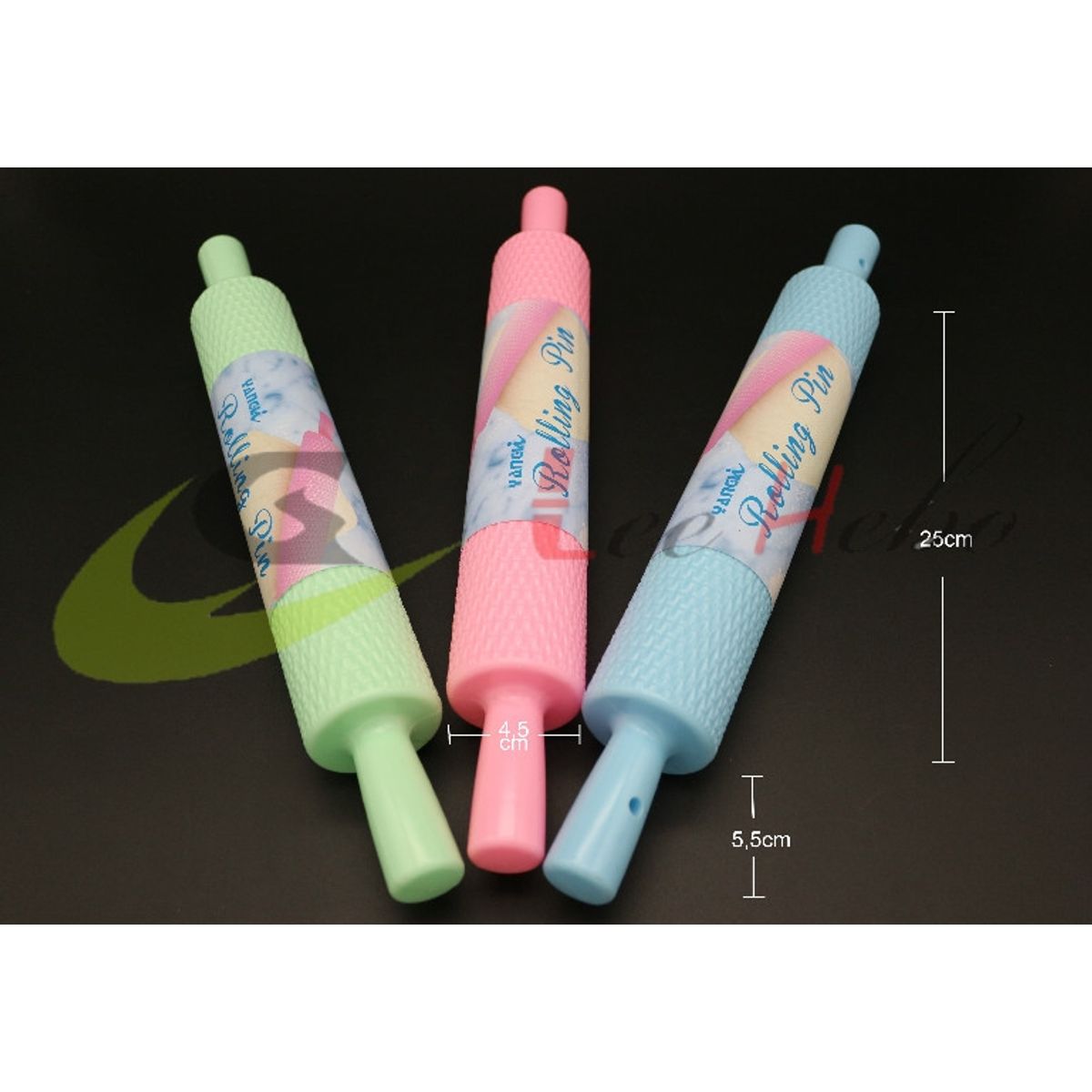 GENERICO - Rodillo De Plastico 25Cm Reposteria Cocina