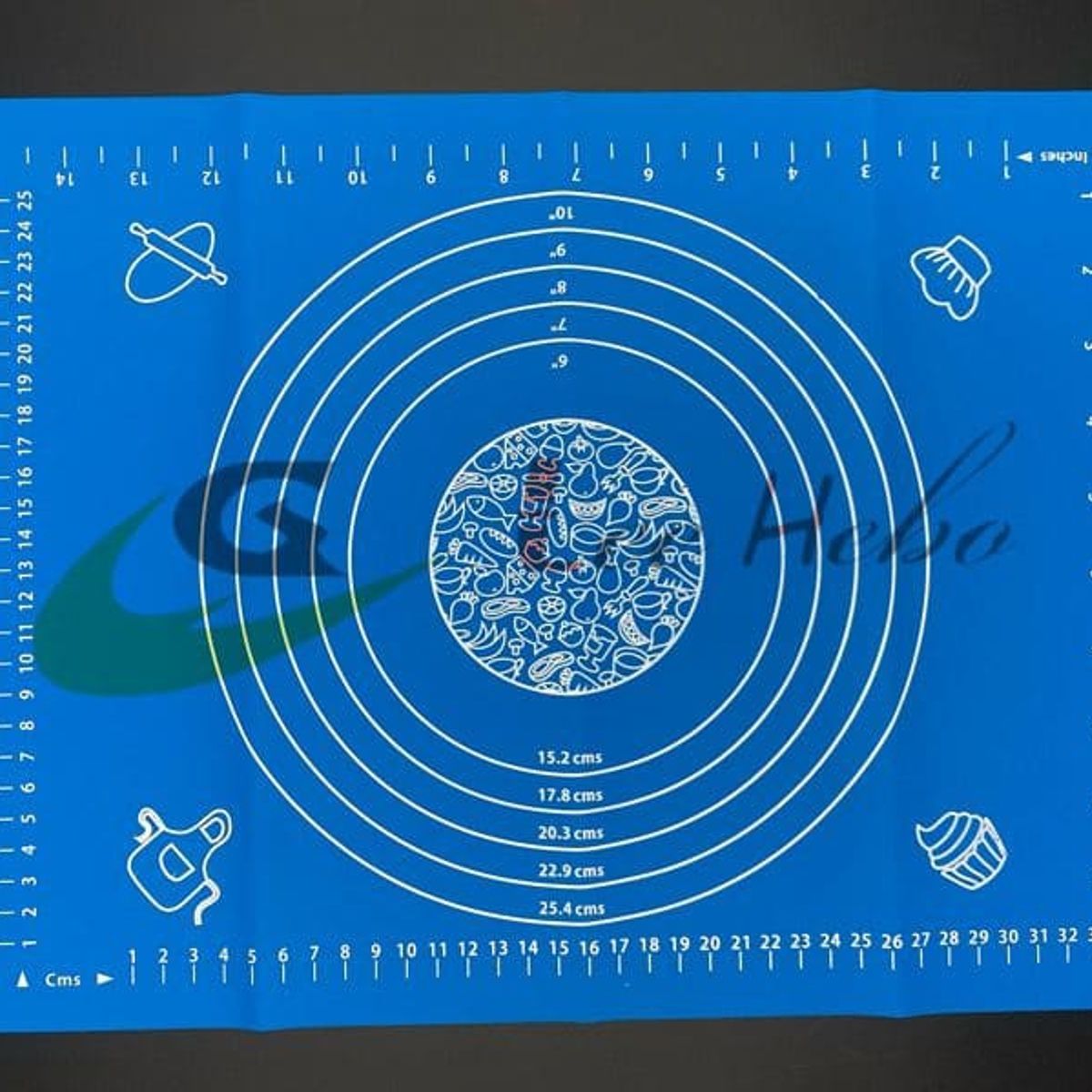 GENERICO - Base Tapete De Silicona Para Trabajar Masas 40x50Cm