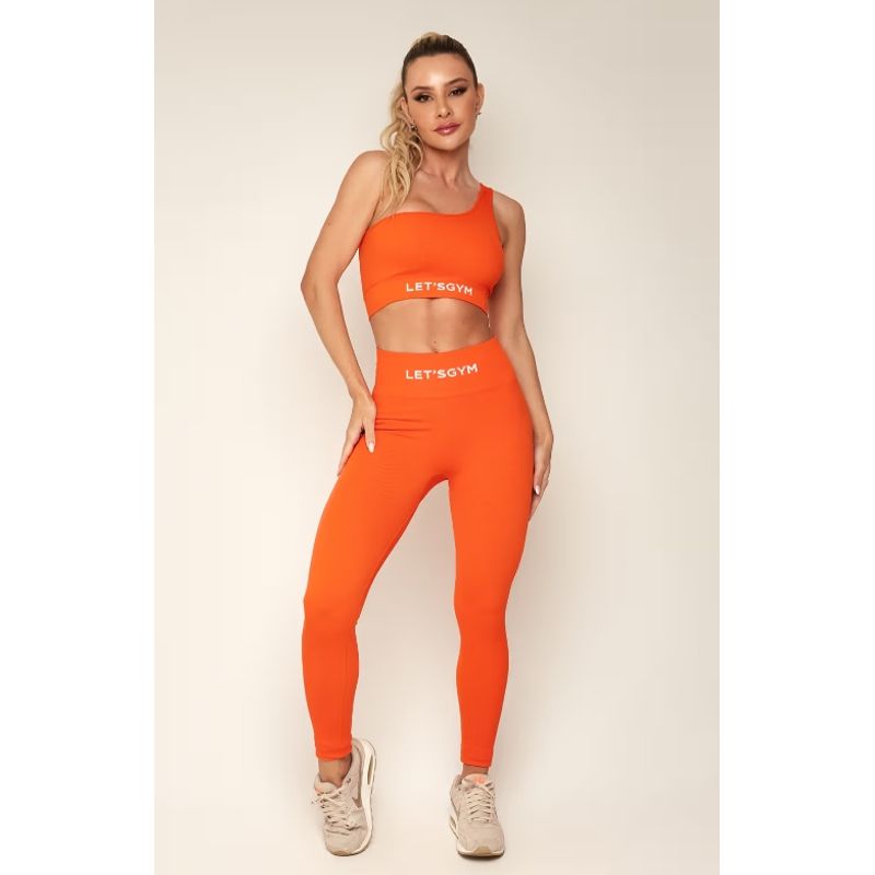 LETSGYM - CALZA DEPORTIVA SEAMLESS ACANALADA LETSGYM