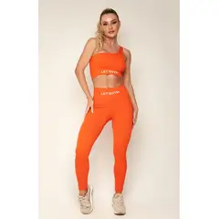 LETSGYM - CALZA DEPORTIVA SEAMLESS ACANALADA