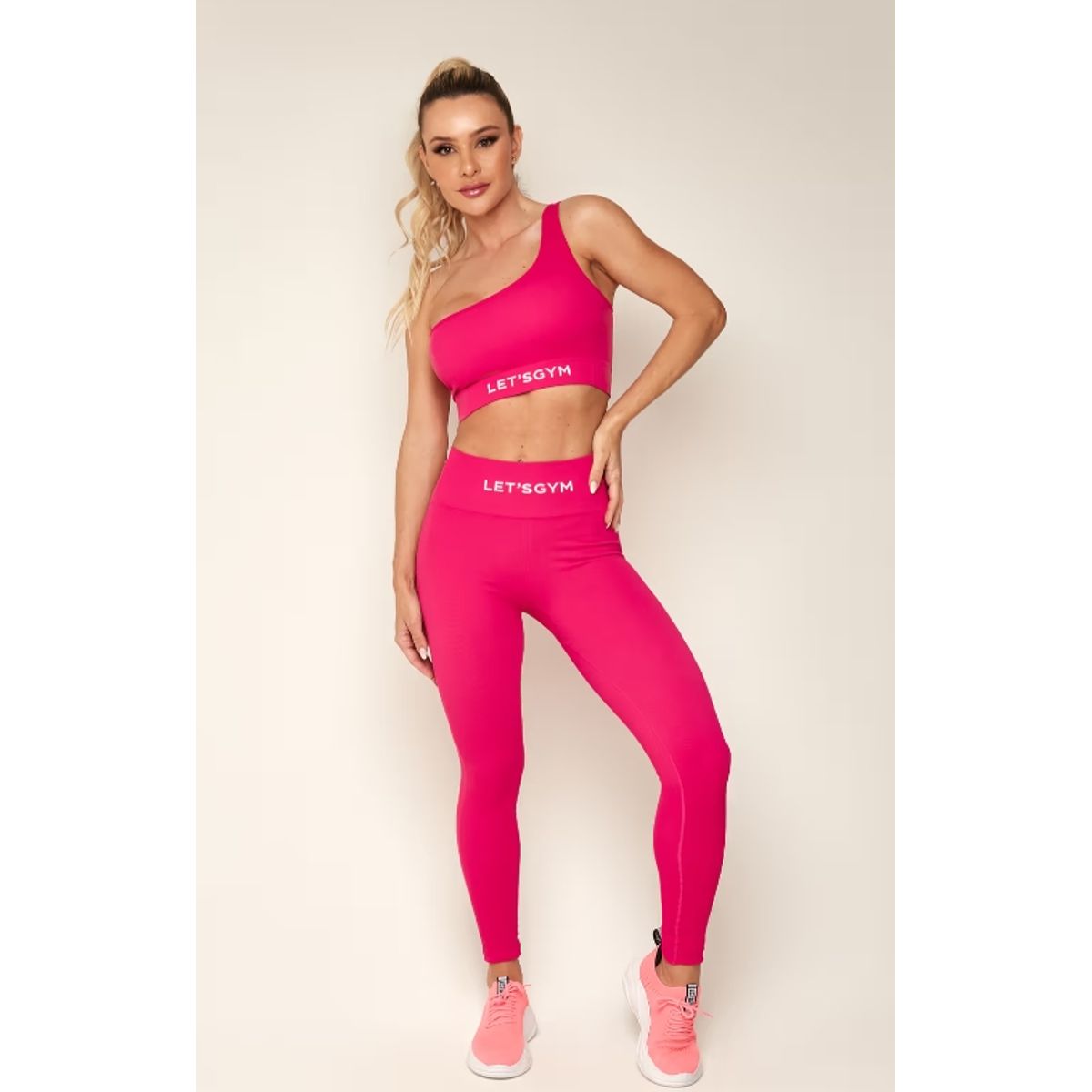 LETSGYM - CALZA DEPORTIVA SEAMLESS ACANALADA LETSGYM