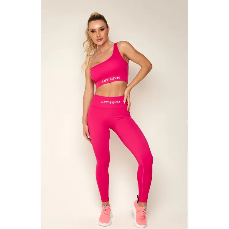 LETSGYM - CALZA DEPORTIVA SEAMLESS ACANALADA LETSGYM