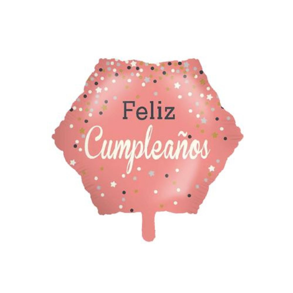 GENERICO - Globos Feliz Cumpleaños 45X45 Color Rosa
