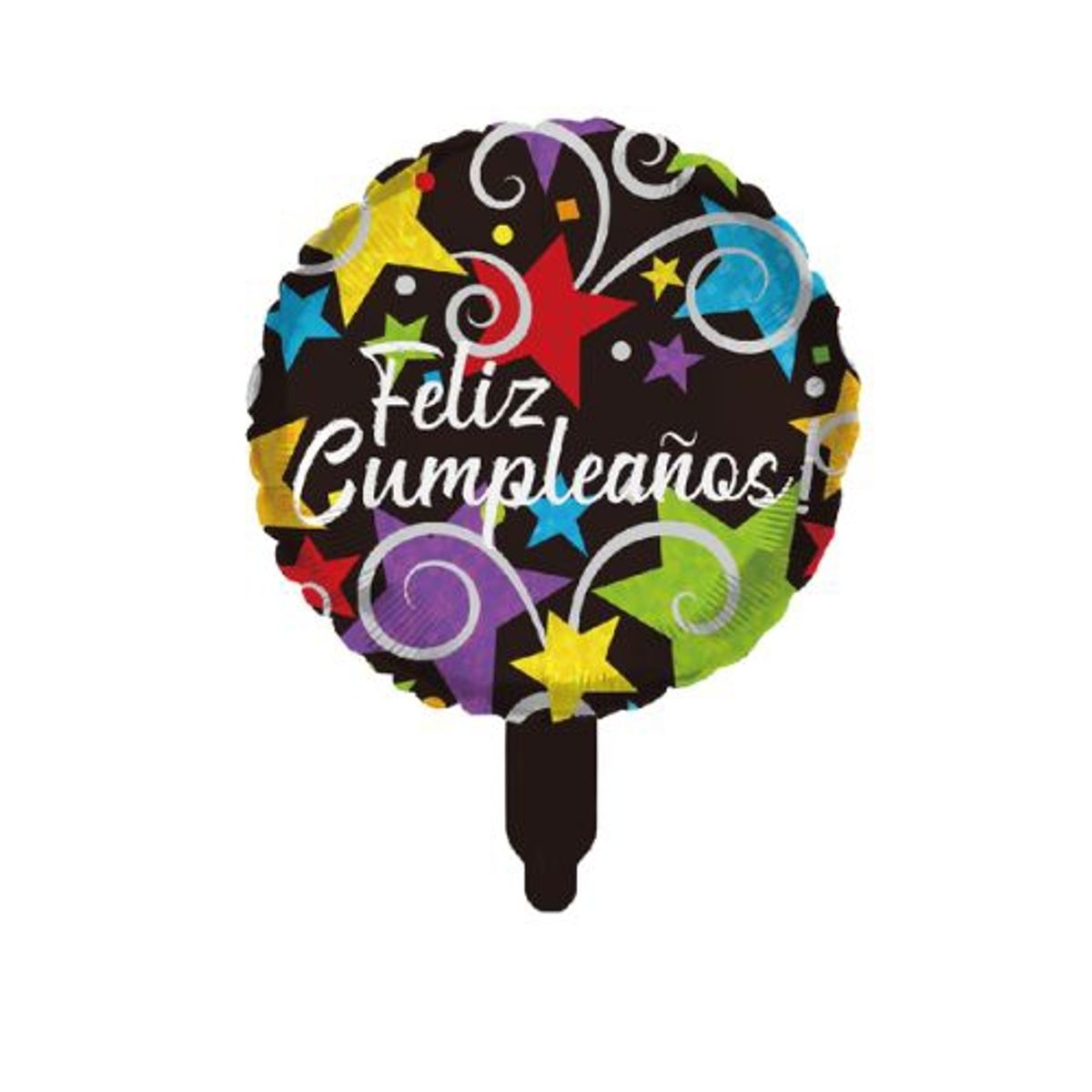 GENERICO - Globos Varios Colores Feliz Cumpleaños 45X45 Cm