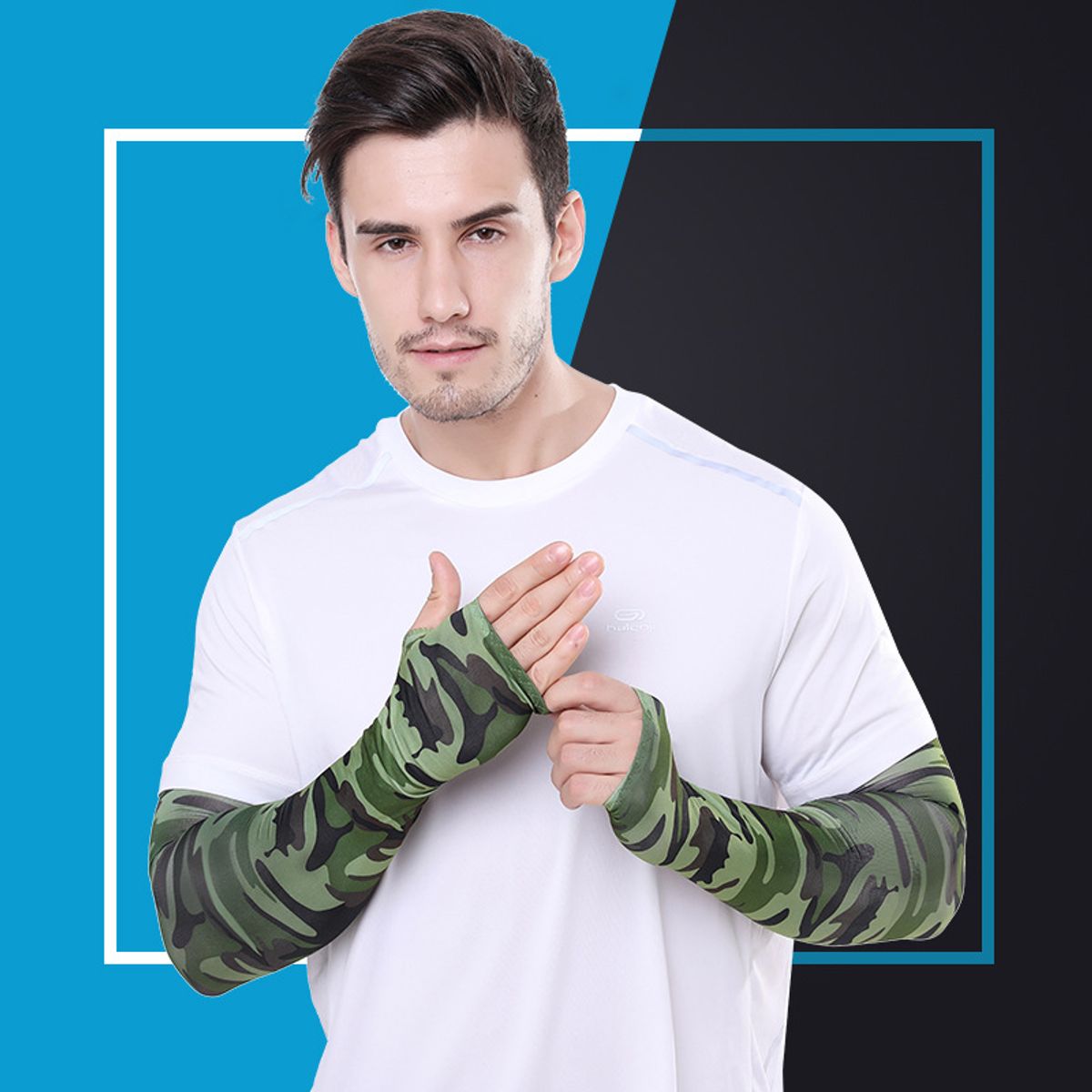 OMAS - Mangas Brazo Manguillas Camuflaje Diseños Solar Uv Unisex