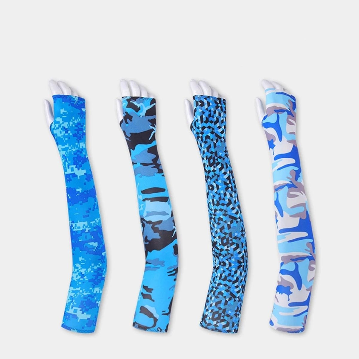 OMAS - Mangas Brazo Manguillas Diseño Pixel Protección Solar Unisex