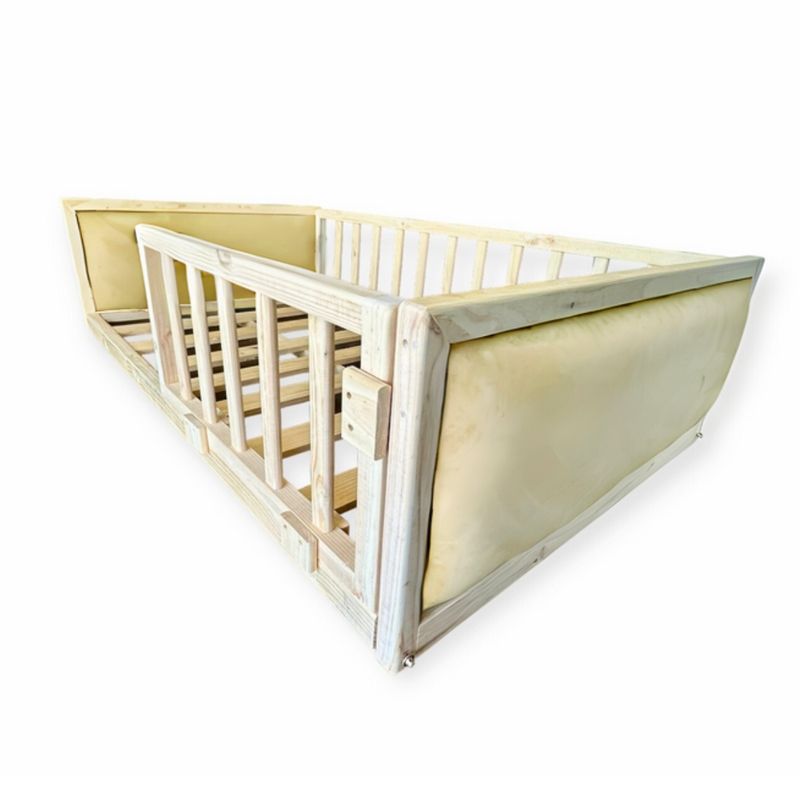 MPA DECOHOGAR - Cama infantil semitapizada acolchada - 1 plaza crema