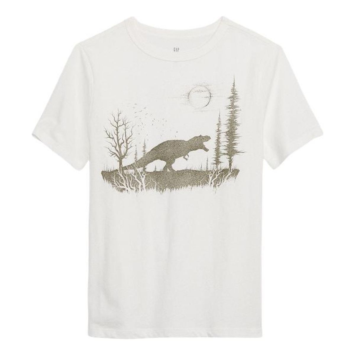 GAP - Polera Gráfica Dinosaurios Blanco GAP