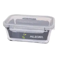 ALLEGRA - Contenedor Hermético Vidrio Templado Rectangular 1500ml