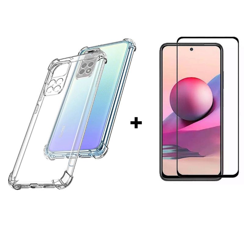 GENERICO - Carcasa Para Xiaomi Note 11 4g/ 11s Transparente + Mica