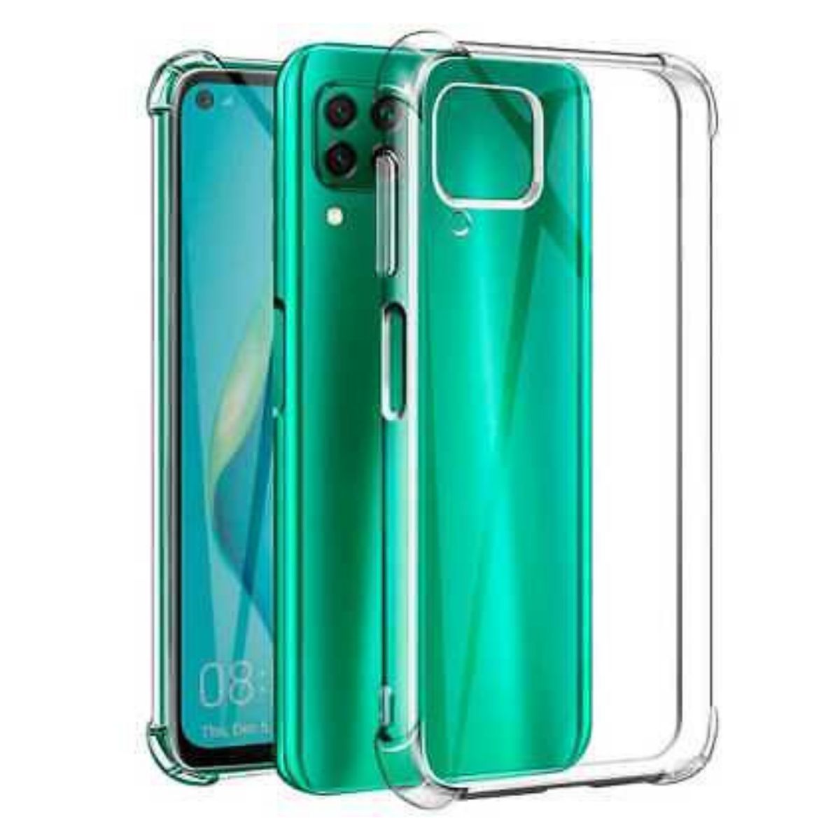 GENERICO - Carcasa Para Huawei P40 Lite Transparente Reforzada  + Mica