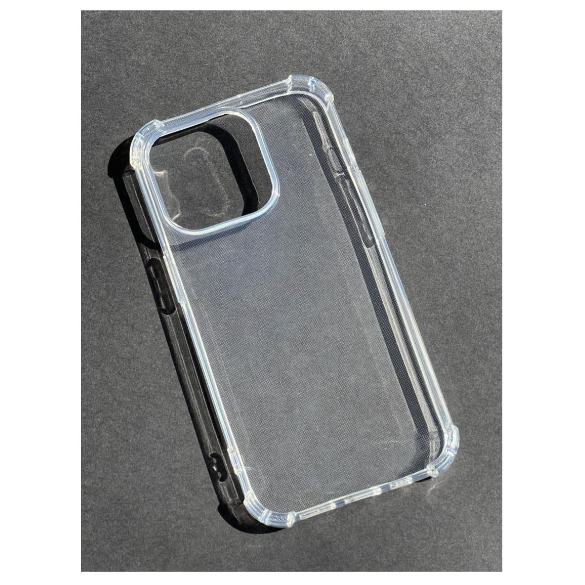 GENERICO - Carcasa Para iPhone 14 Pro Transparente Reforzada + Mica