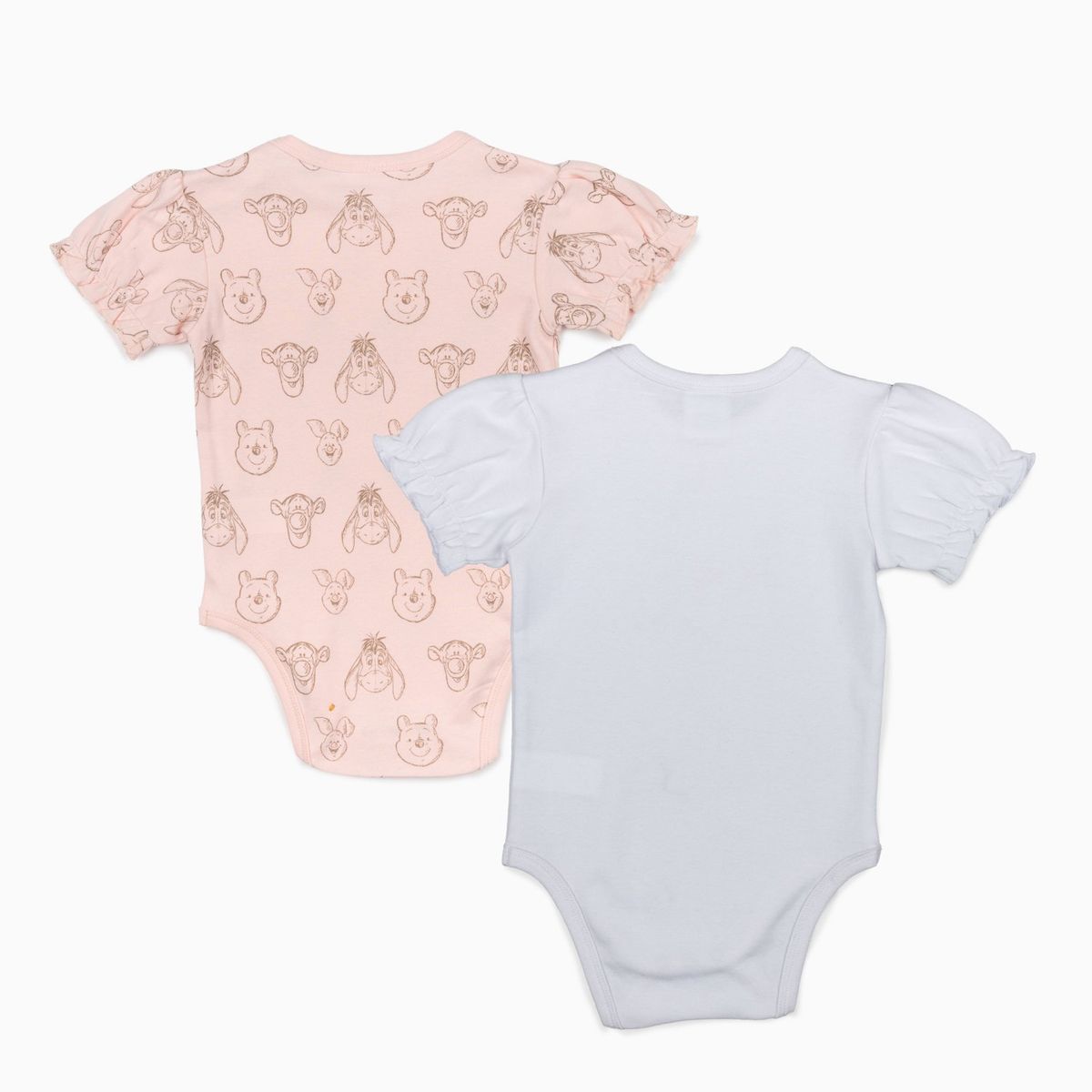 DISNEY - Set Body Bebé Tiger & Winnie The Pooh Rosa Disney