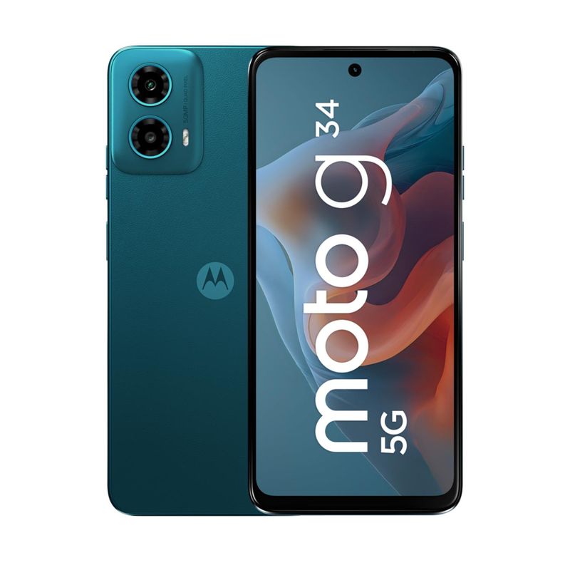 MOTOROLA - Celular Moto G34 5G 8+256GB - Verde - 1