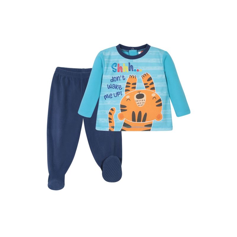 H2O WEAR - Pijama Bebé Niño Conjunto Polar Celeste H2O Wear H2O WEAR.-