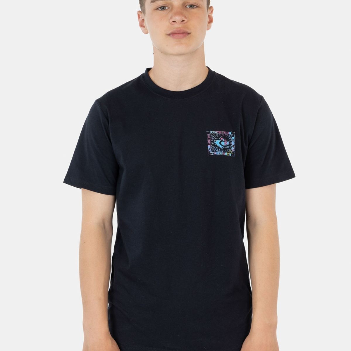 RIP CURL - Polera Branding Babapt Ss Tee Negro Infantil Rip Curl