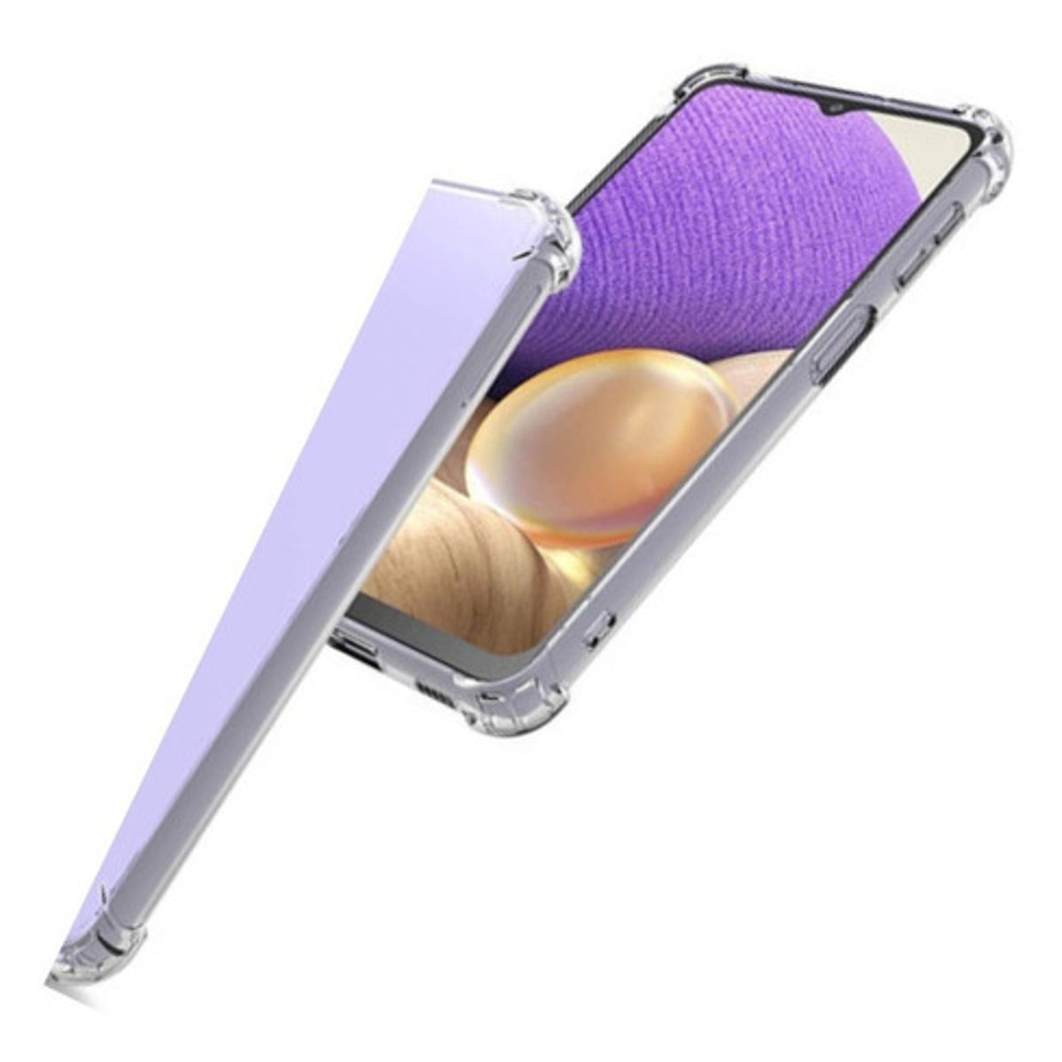 GENERICO - Carcasa Funda Transparente Reforzada Para Samsung A72