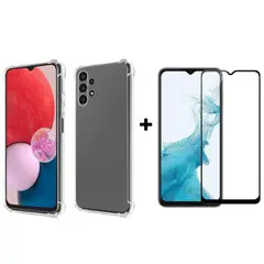 GENERICO - Carcasa Para Samsung A13 4g Transparente Reforzada + Lámina