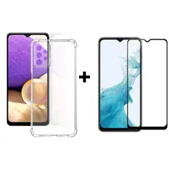 GENERICO - Carcasa Para Samsung A23 Transparente Reforzada + Mica
