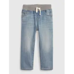 GAP - Jeans Slim Pull-On Unisex Bebé Celeste