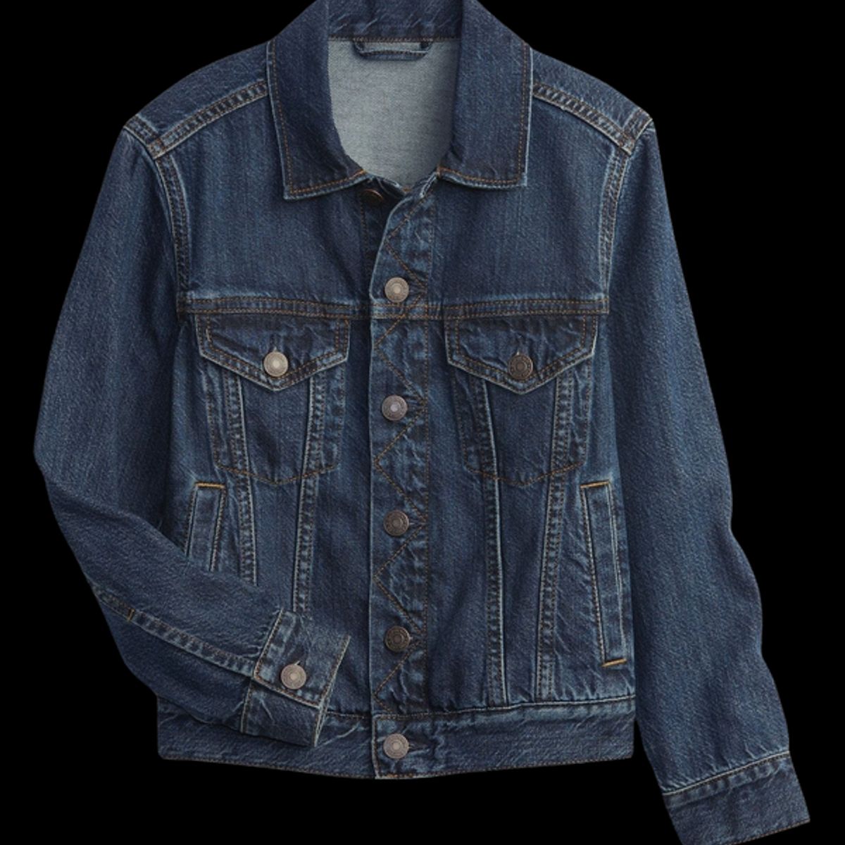 GAP - Chaqueta Denim Hombre Azul