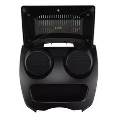 GENERICO - Bisel Adaptador Consola Radio Byd F0 2008 / 2012 9 Pulgadas