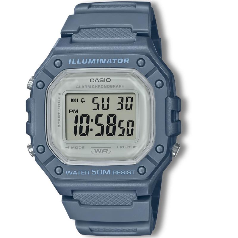 CASIO - Reloj Casio de Hombre W-218HC-2AVDF Celeste - Celeste