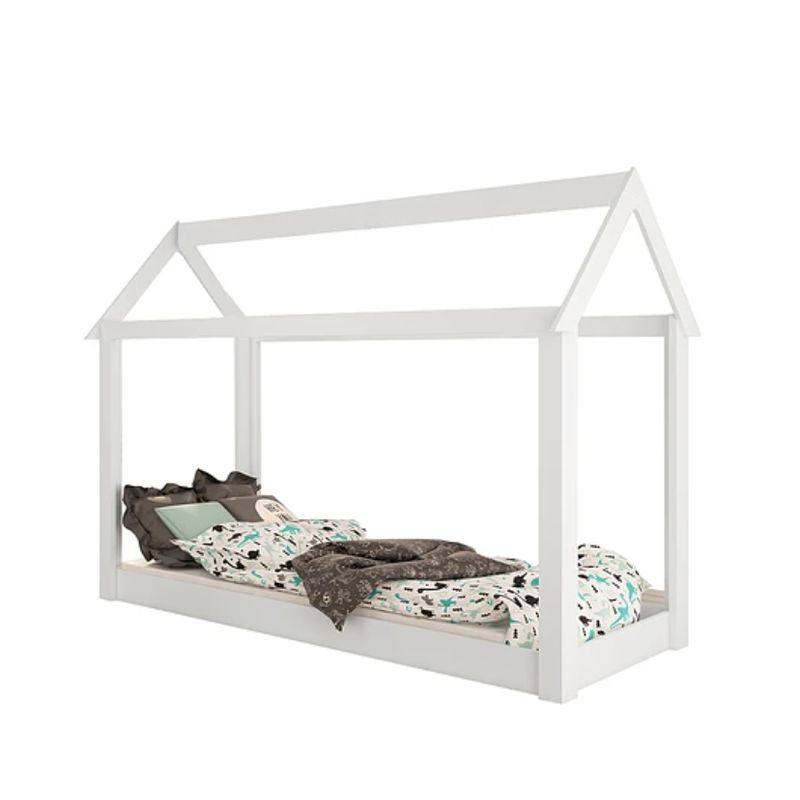 KIDSCOOL - CAMA CASITA MONTESORI BLANCA