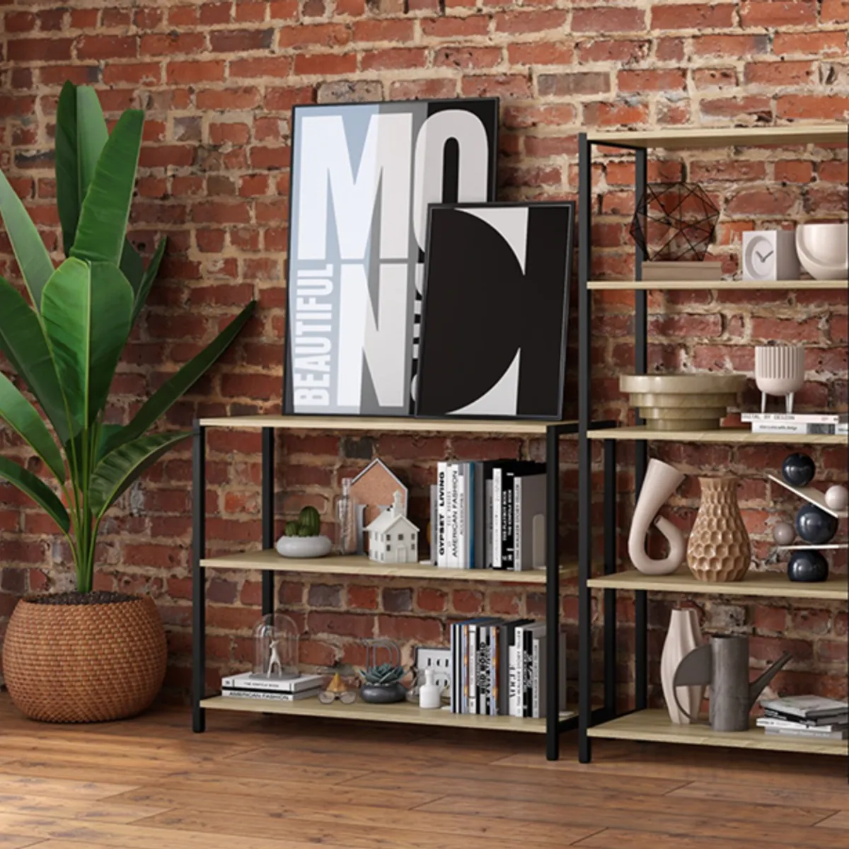 BE DESIGN - Estante New York Blanco 3 Niveles