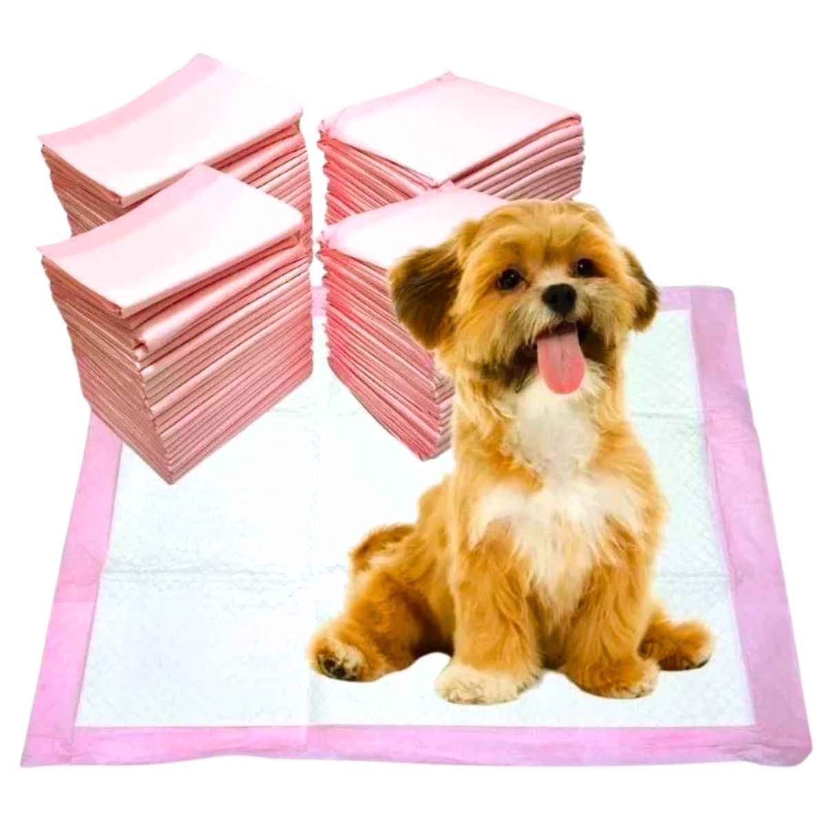 GENERICO - 100 Pañales Sabanillas Absorbentes Mascota Perros 60x45cm RO