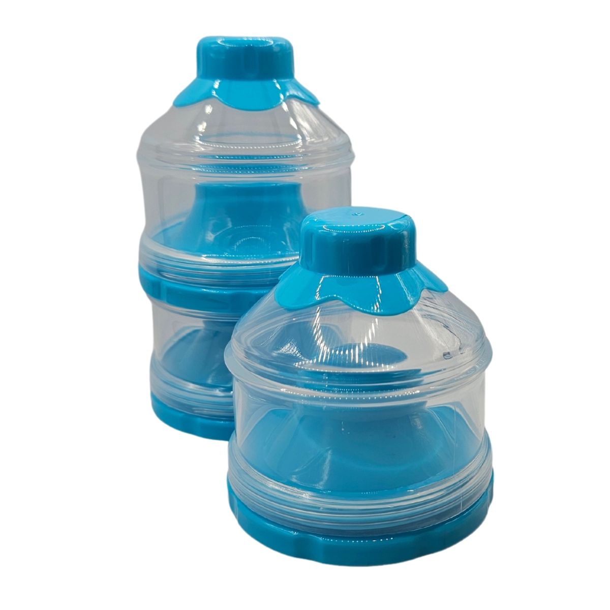 GENERICO - Dispensadores apilables de leche celeste - Warmly