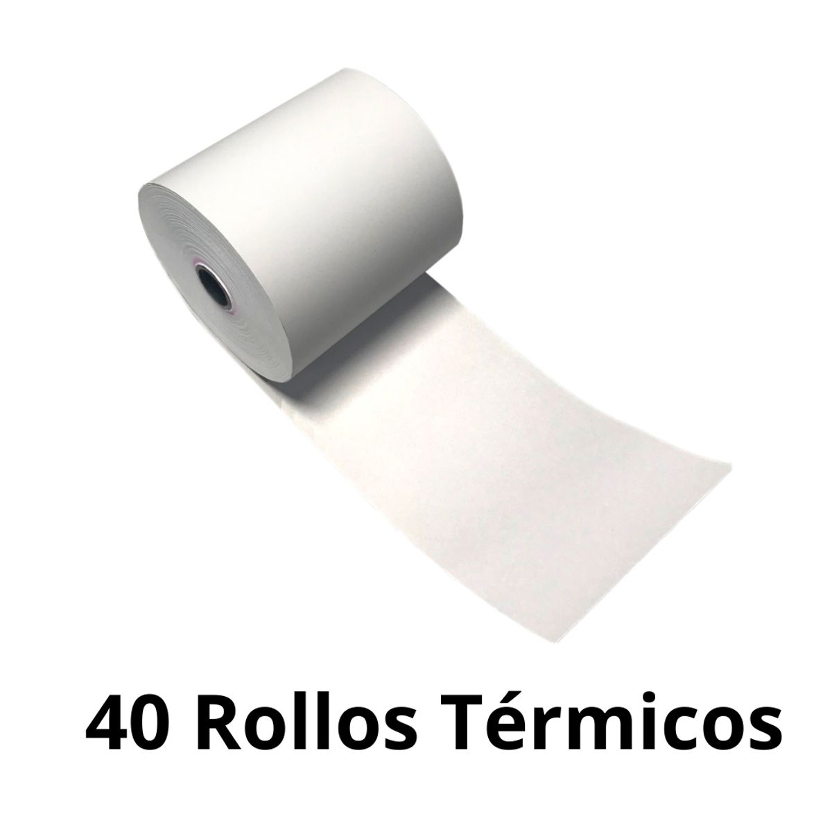 ROLLITOS - 40 Rollos Térmicos 80x80  80mm x 80m Papel 48grms Venta Pos