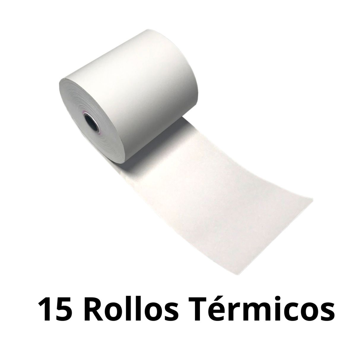 GENERICO - 15 Rollos Térmicos 80x80  80mm x 80m Papel 48grms Venta Pos
