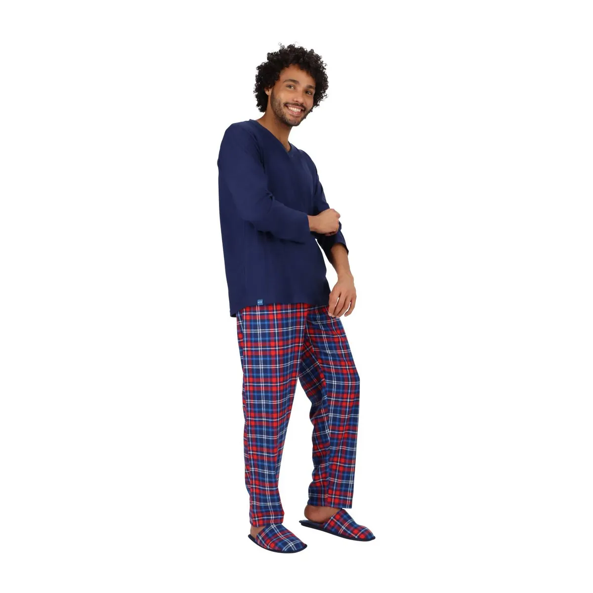 MOTA - PIJAMA LARGO  ALGODÓN