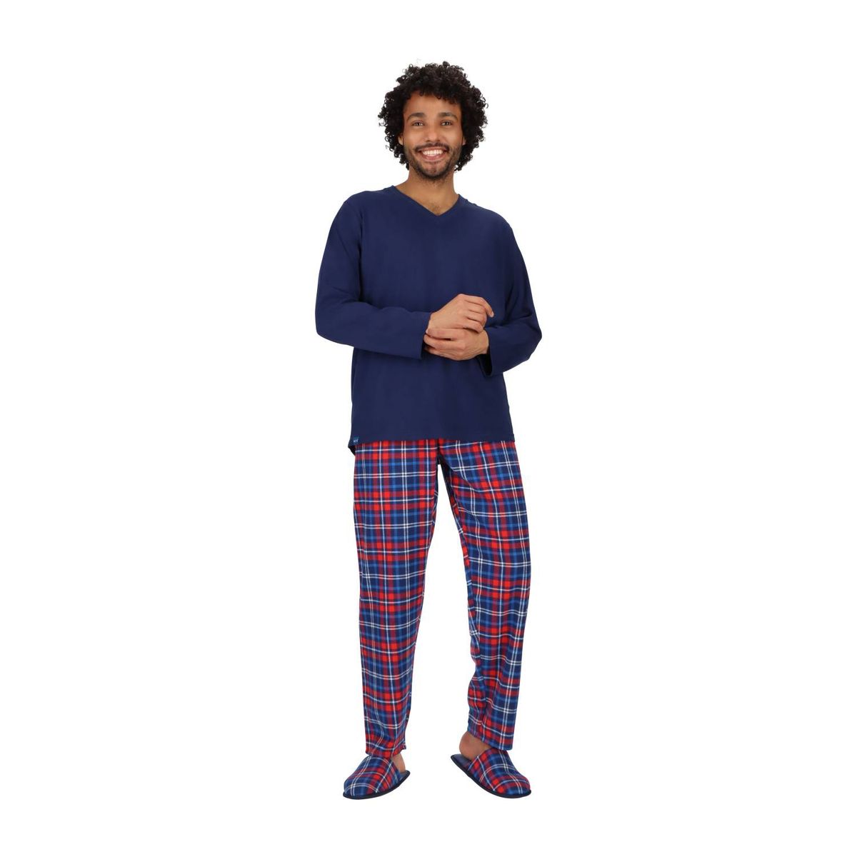 MOTA - PIJAMA LARGO  ALGODÓN