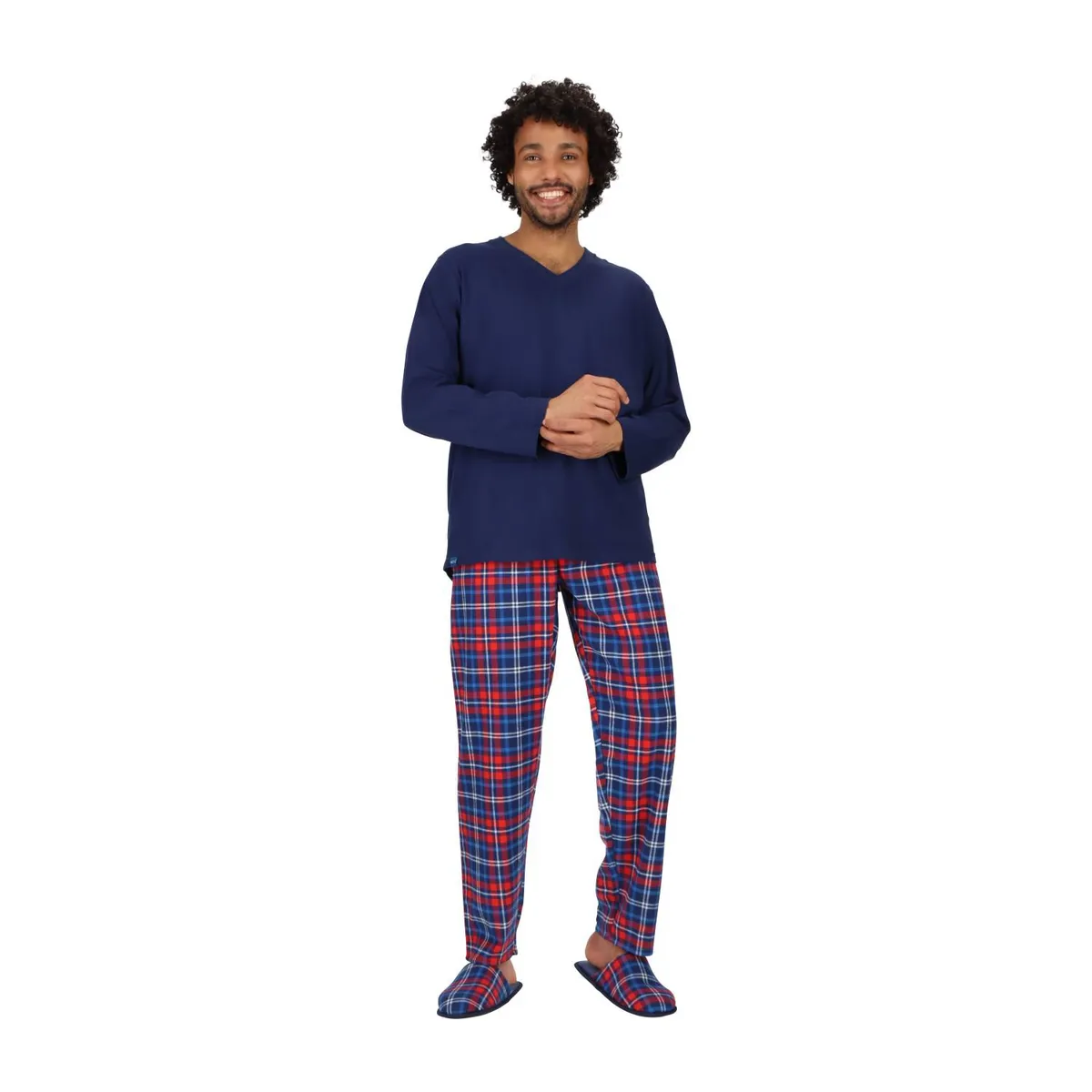 MOTA - PIJAMA LARGO  ALGODÓN