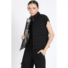 LIOLA - Parka Reversible Con Estampado, Negro