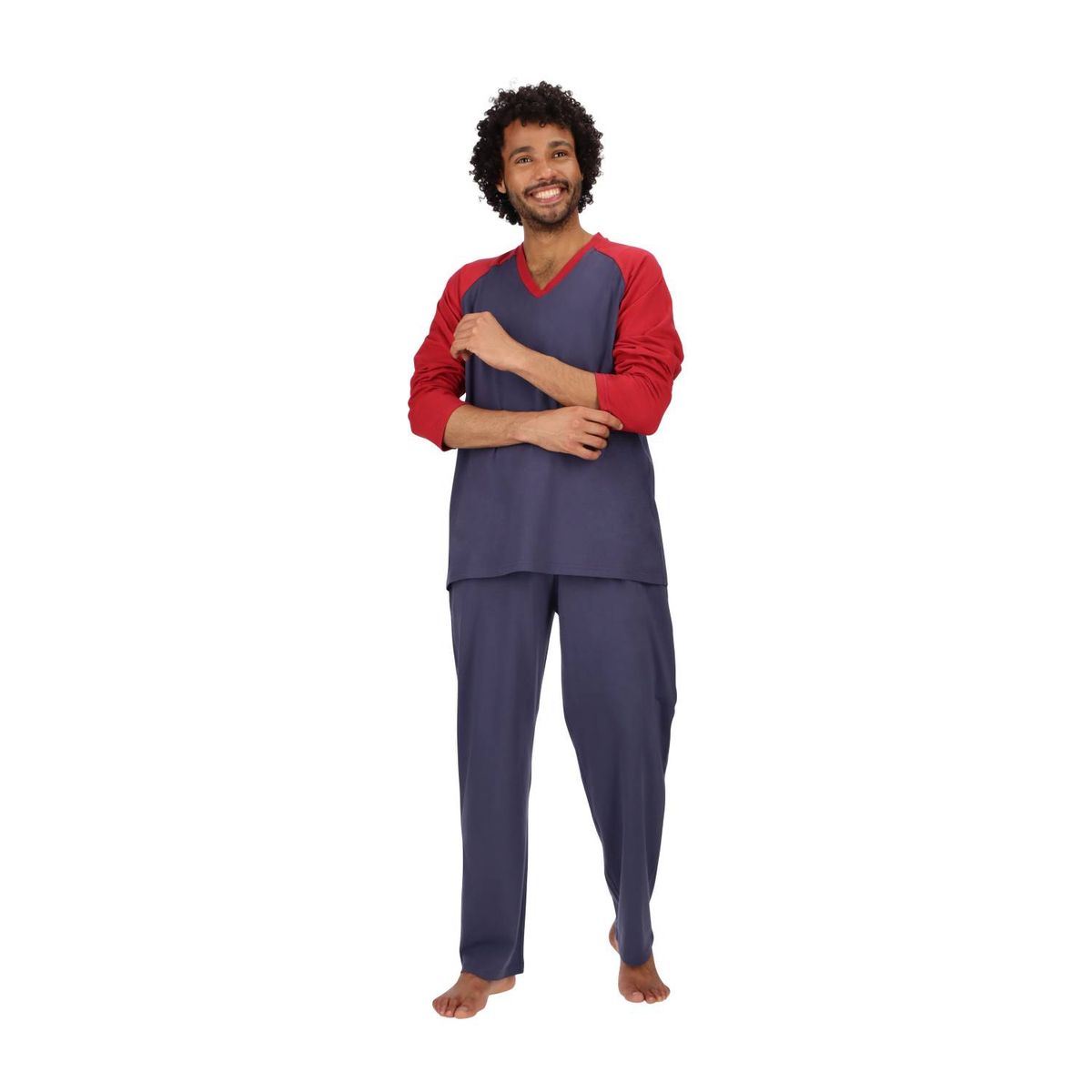 MOTA - PIJAMA LARGO  ALGODÓN
