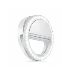 GENERICO - Aro de Luz Led Selfie para Teléfonos Intensidad Regulable